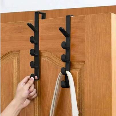 1pc Maximize The Plastic Hangers On Your  Bedroom Storage Door - Hang Clothes And Bags Decorations Decor Festival Decor Room Decor Home Decor Bed Room Decor, Spring, Minimalist, Summer Tops