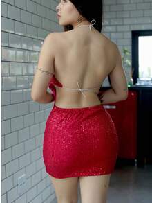 Women Dresses - Đỏ - Xem 3