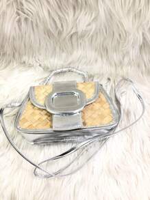 Women Shoulder Bags - Silver - View 5
