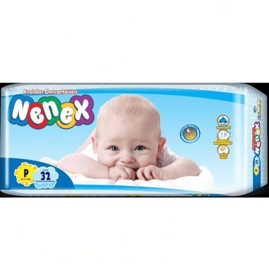 Nenex P Children's Diaper W/32 - Màu xanh lam - Xem 1
