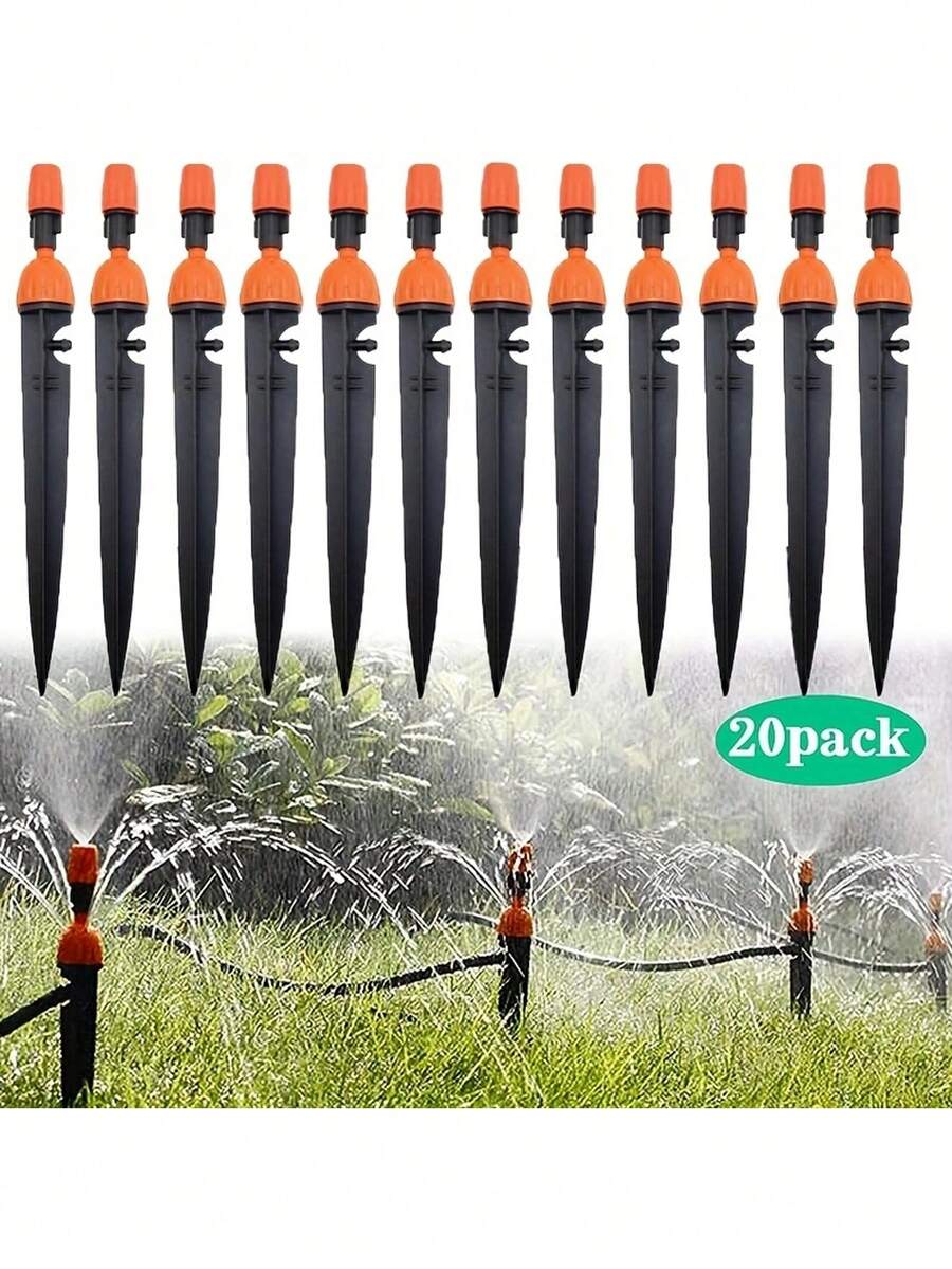 20 cái Nguyên tử hóa Nhỏ giọt Tưới tiêu Sprinkler , Có thể điều chỉnh & Đa chức năng Đầu Đối với Tưới vườn - trái cam - Xem 1