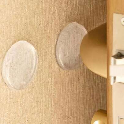 1 件透明硅胶门把手保险杠