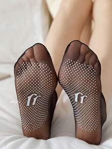 10 Par/pack Calcetines Transparentes De Puntos De Gel De Silicona Antideslizantes Para Mujer, Medias De Cristal Ultrafinas Sin Costuras Antideslizantes Para Verano, Longitud Corta Hasta El Tobillo Y La Pantorrilla, Antigancho 5d, Alambre De Acero, Nailon, Seda Helada, Calcetines Invisibles , Calcetines Con Máscara