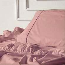 Sheet Sets With Pillowcases - 乾枯玫瑰色 - 查看 3
