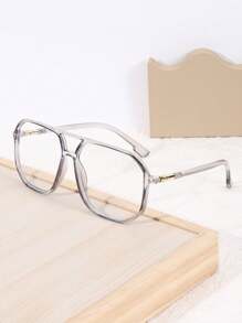 1 Paar modische, vielseitige, komfortable Brillen, geeignet für Studenten und das tägliche Lesen auf Geräten wie Büchern, Computern und Handyn, klare Brillenaufsätze, Brillenaufsätze für Frauen