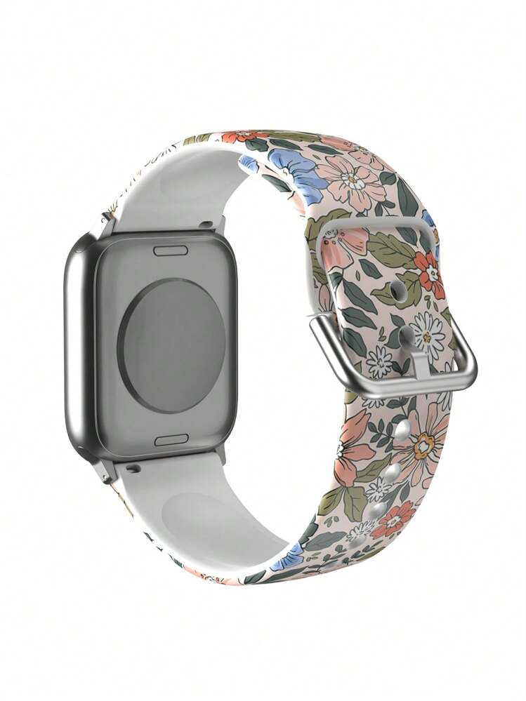 1 件优雅卡通花卉 TPU 表带，适用于 Ultra/SE/Series 9/10/8/7/6/5/4/3/2/1、38/40/41/42/44/45/49 毫米 - 彩色 - 查看 7