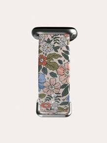 1 pezzo Elegante cinturino per orologio in TPU con motivo floreale a cartoni animati, compatibile con Ultra/SE/Serie 9/10/8/7/6/5/4/3/2/1, misure 38/40/41/42/44/45/49mm - Multicolore - Visualizzare 4