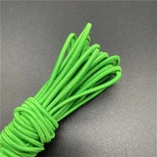 5yards/Lot 2mm Round Elastic Ribbon Sewing Elastic Band Fiat Rubber Band For Waist Band Stretch Rope DIY Mask Lanyard