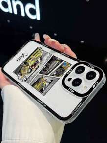 1 Miếng Trong suốt Chống rơi Thời trang Xe đua In Ốp lưng & bao da điện thoại , Tương thích với Apple , Samsung Và Xiaomi Redmi Loạt - Nhiều màu - Xem 2