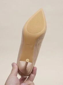New Arrival Stiletto Pointed Toe High Heels, Not Tiring, Large Size Suitable For Office Ladies, All-Match Shoes, Pink, Sexy And Shallow