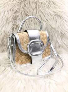 Women Shoulder Bags - Silver - View 2