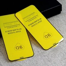 3入組9d全屏防墜防刮高清黑邊鋼化玻璃屏幕保護貼,適用於蘋果、三星、oppo、vivo、小米、紅米和其他手機品牌 - 3Pcs 透明 - 查看 9