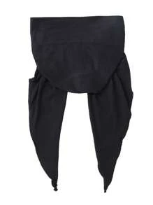 1 Peça Chapéu De Faixa Larga Com Aba Para Mulher, Lenço De Cabeça Em Forma De Arco Com Design Sólido/multicolorido