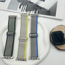 1pc Adjustable Nylon Elastic Outdoor Camping Strap, Smart Watch Band Compatible With Apple Watch Series 8 7 6 5 4 3 2 1 Ultra SE 38mm 40mm 41mm 42mm 44mm 45mm 49mm, Men & Women, Christmas, Halloween, Thanksgiving Gift