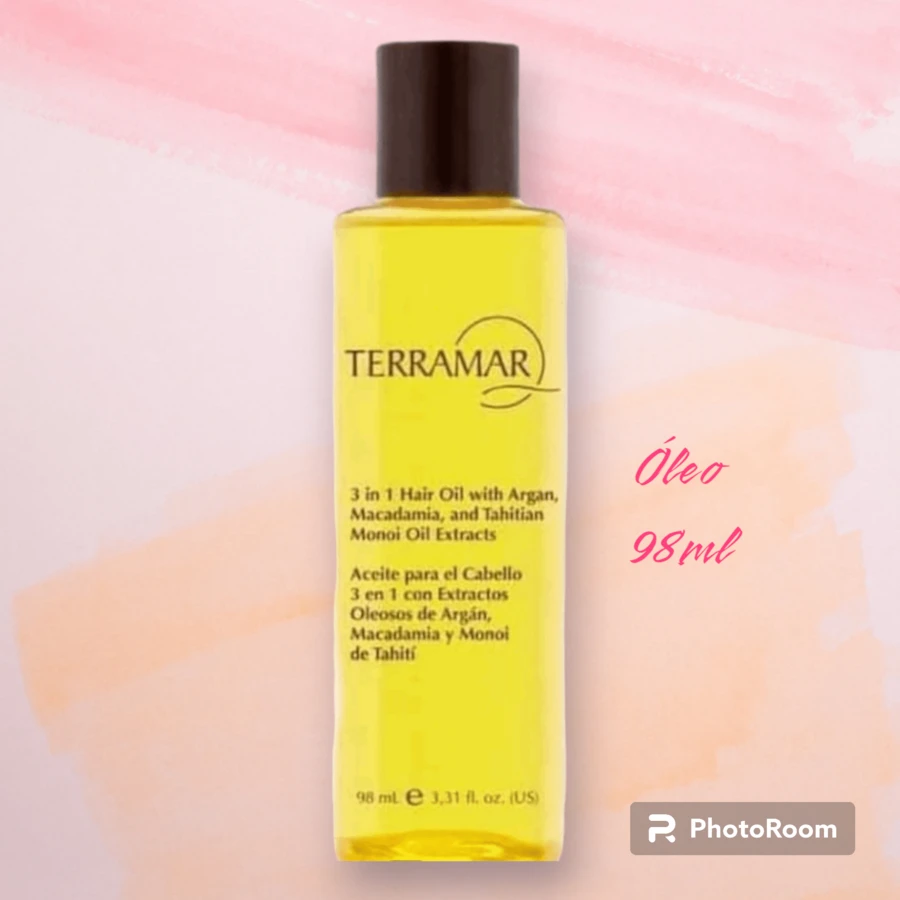 oleo terramar tratamiento capilar 3 aceites 98ml - Amarillo Mostaza - Ver 1
