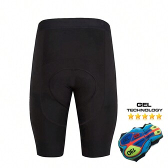 RAUDAX 1 件速干透气公路自行车骑行短裤，经典黑色无标志，夏季骑行短裤