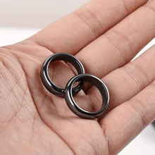 Hematite Ring, Black Hematite Ring, Exquisite Men's Jewelry, Suitable For Daily Wear, Party, Festival, Birthday, Anniversary Gift