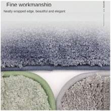 Gradient Color Bathroom Carpet, Water Absorbent, Anti-Slip Mat, Entry Rug For Bedroom, Kitchen, And Bathroom Home Bathroom Decor Outdoor Rug Door Mat Fall Decor Bathroom Accessories Back To School Entryway Decor - Gradient-green - View 11