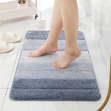 Gradient Color Bathroom Carpet, Water Absorbent, Anti-Slip Mat, Entry Rug For Bedroom, Kitchen, And Bathroom Home Bathroom Decor Outdoor Rug Door Mat Fall Decor Bathroom Accessories Back To School Entryway Decor - Gradient-green - View 6