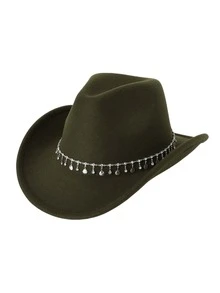 1 cái [Mũ cao bồi] Mũ cao bồi dành cho nữ Mũ cao bồi được trang trí bằng kim cương giả & tua rua sang trọng Mũ cao bồi phương Tây Mũ nhạc jazz thủ công với dây chuyền hợp kim nguyên chất Mũ hiệp sĩ được trang trí Mũ đội đầu dành cho nam Mũ cô dâu Tiệc tiệc Mũ đôi Mũ cao bồi Mũ cao bồi - Nhiều màu - Xem 21