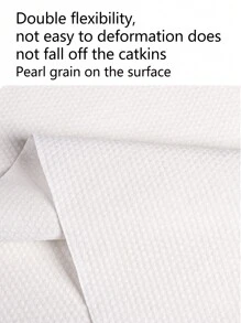 1pc Disposable Bath Towel, Portable For Travel, Hotel, Pearlized Pattern, Large Size, 60*130cm - White - View 4