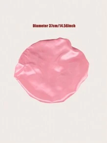 1个丝绸发帽，用于包裹头发、保护辫子，丝绸缎面发帽 - 藕粉色 - 查看 6