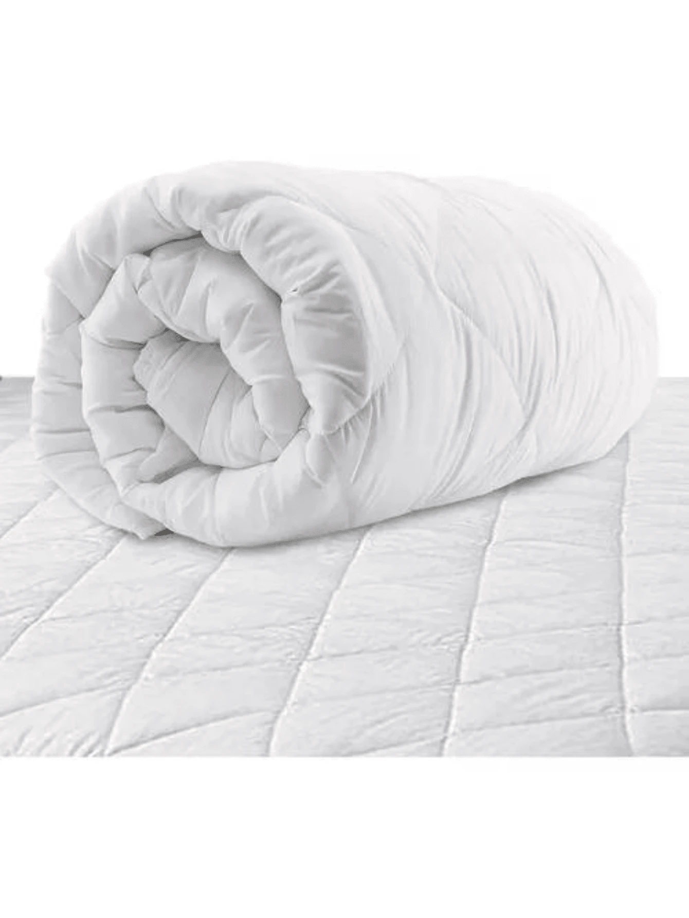 CUBRE COLCHON KING SIZE REPELENTE AL AGUA - Blanco - Ver 1