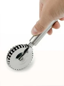 Stainless Steel Pie Crust Embossing And Edge Crimping Roller - Stainless Steel Pie Embossed Edge Sealing Roller - View 6