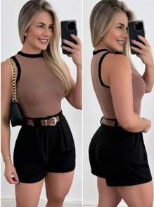 Women T-Shirts - 巧克力棕 - 查看 1