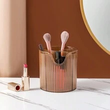 1 Miếng Đa chức năng Trong suốt Ngăn đựng bút Với Dung lượng lớn Và Nhiều Ngăn Đối với Bàn chải trang điểm , Son môi Và Móng tay Công cụ Lưu trữ - Nhiều màu - Xem 5