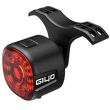 Cykel Bakljus Vattentät Led Smart Broms
 Avkänning Cykel Blixt Lampor För Gata & Berg Cykel - Svart - Visa 8