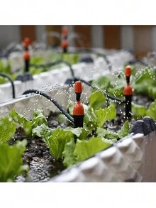 20 cái Nguyên tử hóa Nhỏ giọt Tưới tiêu Sprinkler , Có thể điều chỉnh & Đa chức năng Đầu Đối với Tưới vườn - trái cam - Xem 3