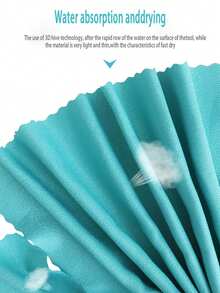 1 Miếng Có thể mang đi Sợi siêu mịn Thể thao Khăn tắm , Ngoài trời Thể thao Khăn tắm , Thích hợp Đối với Thể dục Khỏe mạnh Qủa tặng , Yoga - Màu xanh nhạt - Xem 6