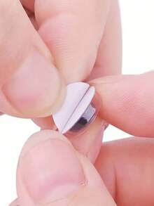 1套(100個)活動眼球眼睛,背膠自粘混合套裝,diy手工材料,貼上黑白眼貼紙,用於手工藝品、服裝、玩具裝飾 - 黑與白 - 查看 6