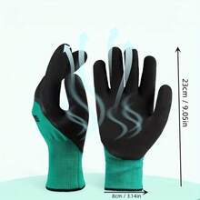 1對聚酯鳥互動訓練手套,用於教育和訓練鳥類文明待客 - 軍綠色 - 查看 2