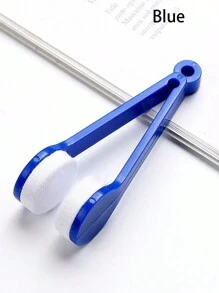 1pc Portable Ultrafine Fiber Eyeglass Cleaning Brush, Compact Multifunctional Sunglasses Cleaning Tool, No Streaks On Vision, Perfect Accessory For Daily Use Glasses Accessories For Women