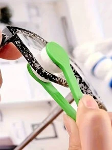 1pc Portable Ultrafine Fiber Eyeglass Cleaning Brush, Compact Multifunctional Sunglasses Cleaning Tool, No Streaks On Vision, Perfect Accessory For Daily Use Glasses Accessories For Women