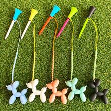 1入高爾夫球夾球架,氣泡狗掛飾和繩子,隨機顏色發送 - 彩色 - 查看 2