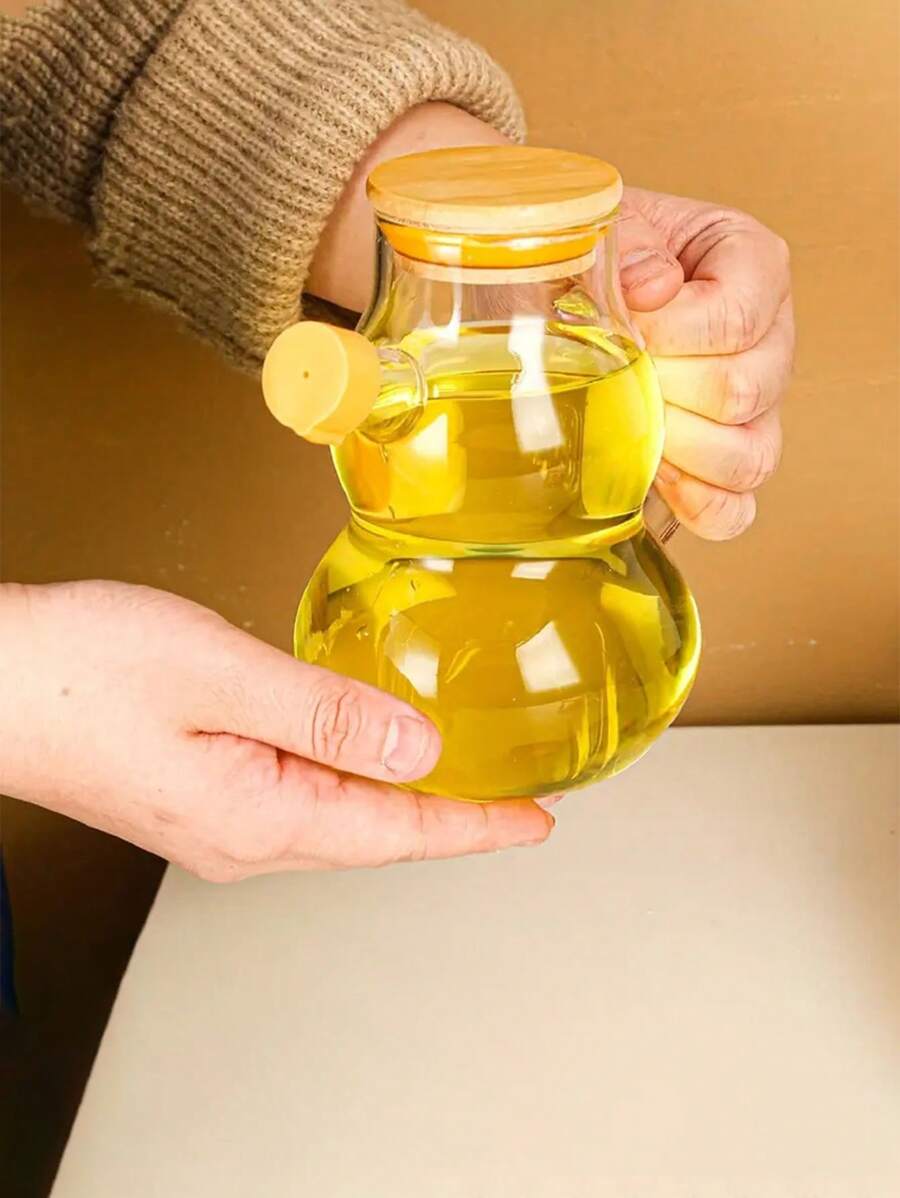 Purchase 1pc, Glass Olive Oil Dispenser, No Drip Oil Bottle, Condiment