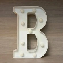 1入組21公分/8.3英吋led字母燈,字母發光數字燈,情書晚燈,用於家庭、酒吧、婚禮、生日、聖誕派對室內外裝飾 - 黃色 - 查看 38