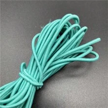 5yards/Lot 2mm Round Elastic Ribbon Sewing Elastic Band Fiat Rubber Band For Waist Band Stretch Rope DIY Mask Lanyard