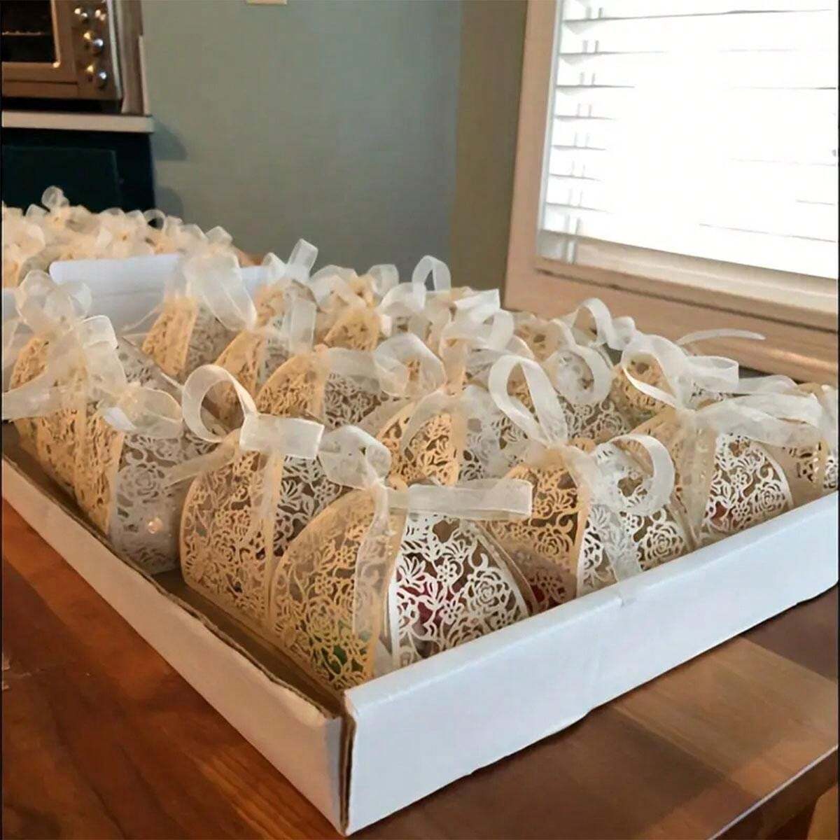 30 Stück Durchsichtige Geschenkboxen – Wiederverwendbare Plastikboxen 8x8x2 Cm Für Partys & DIY (klar)