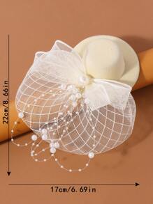 1pc Super Fairy Lace Floral Festival Atmosphere Decor Elegant Hat Hair Clip