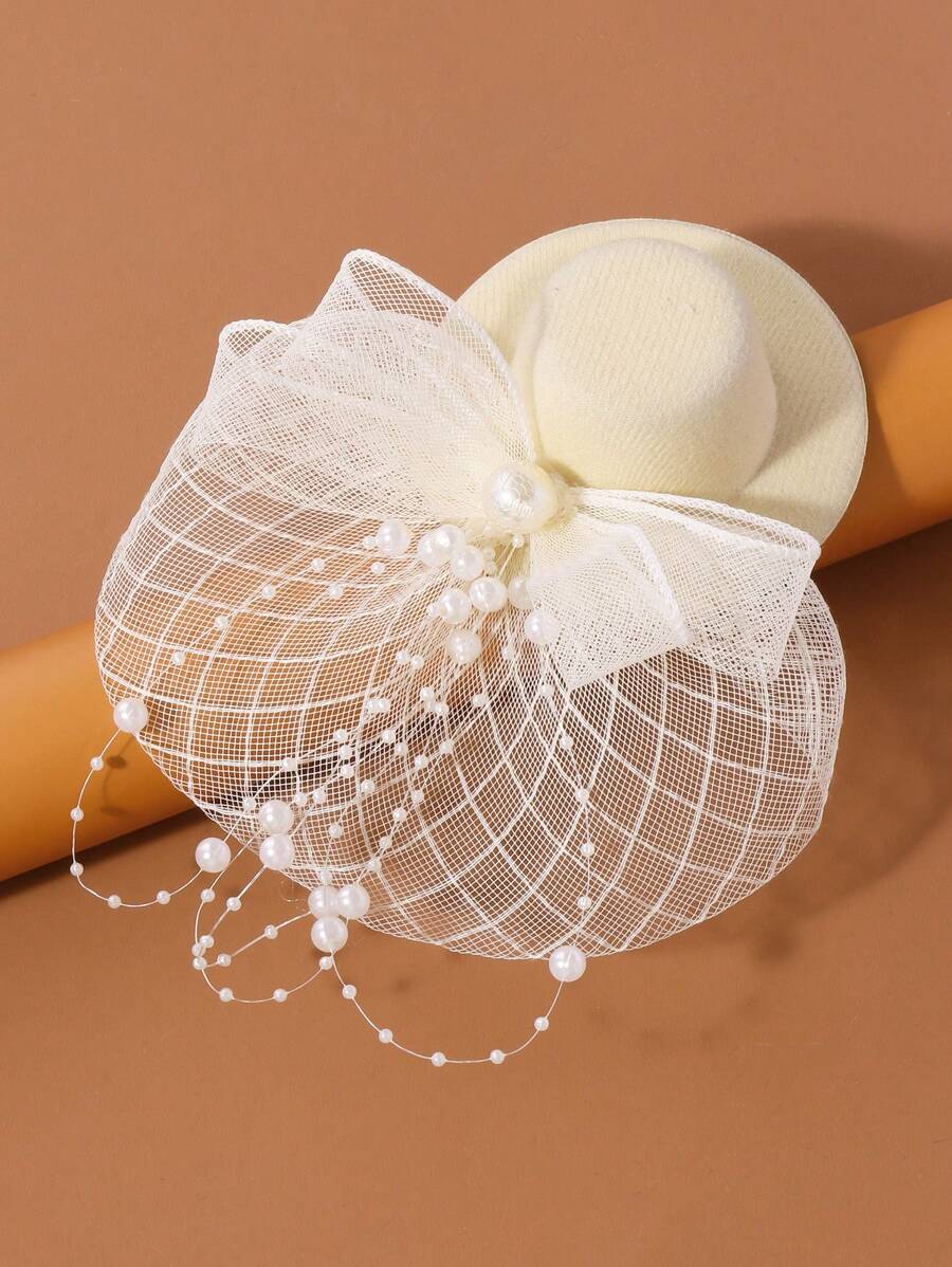 1pc Super Fairy Lace Floral Festival Atmosphere Decor Elegant Hat Hair Clip