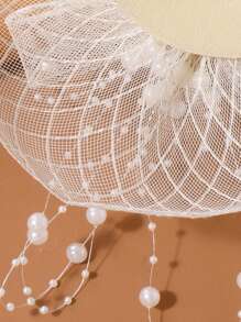 1pc Super Fairy Lace Floral Festival Atmosphere Decor Elegant Hat Hair Clip