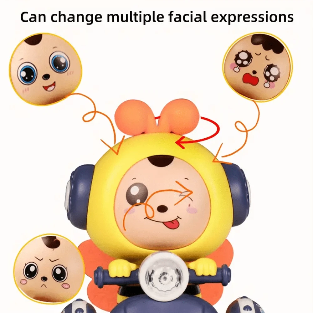 Children's Electric Clownfish Shaped Rocking Fish, Bee, Police Car Toy ...