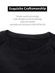 2pcs/Set Boyfriend Style Men's High Stretchy Tight-Fitting Solid Quick-Drying Short Sleeve Sports Training T-Shirts, Running Clothes