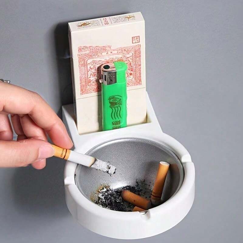 Cenicero De Pared Con Adhesivo, Cenicero Para Baño Accesorio Color