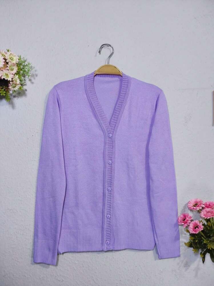 Women Cardigans - leylak mor - Görünüm 3