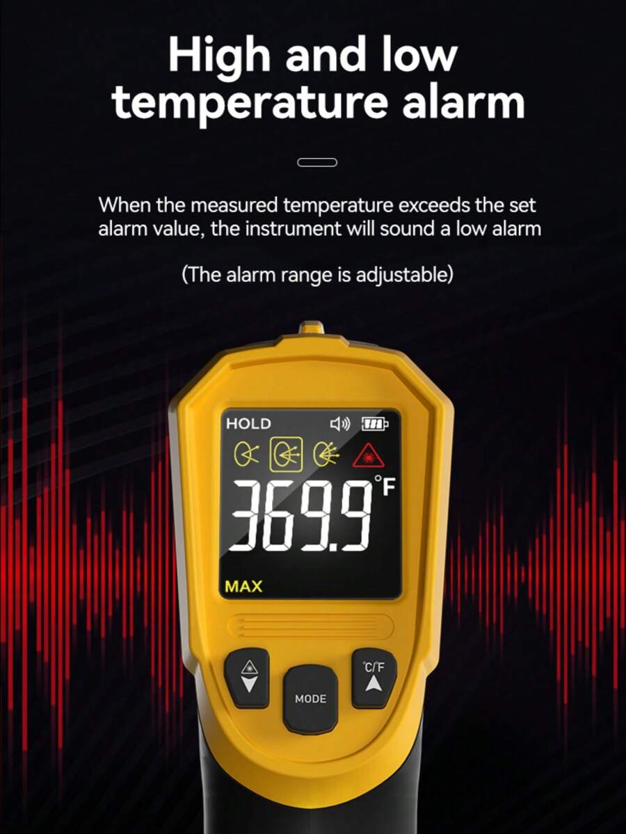 Digital Infrared Thermometer,NonContact Digital Laser IR Infrared